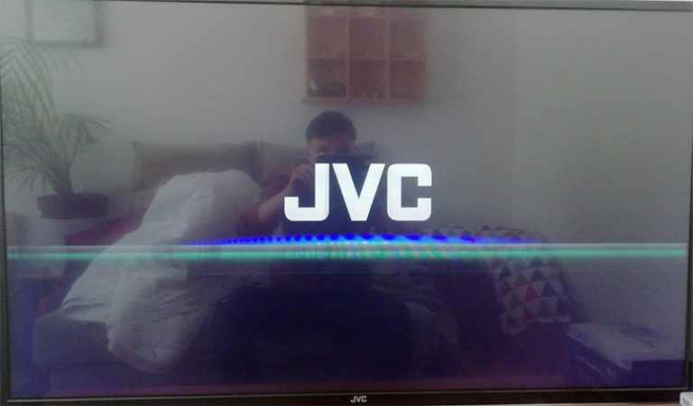 jvc tv horizontal lines